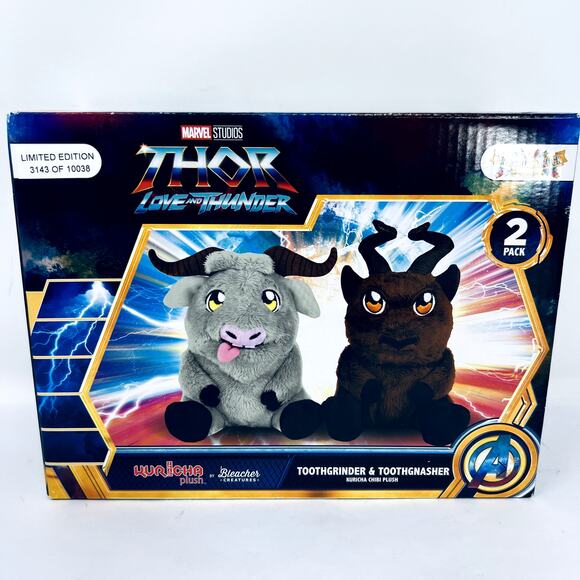 Marvel Studios Thor Love Thunder Limited Edition Kuricha Plush Stuffed Animal - Picture 3 of 8